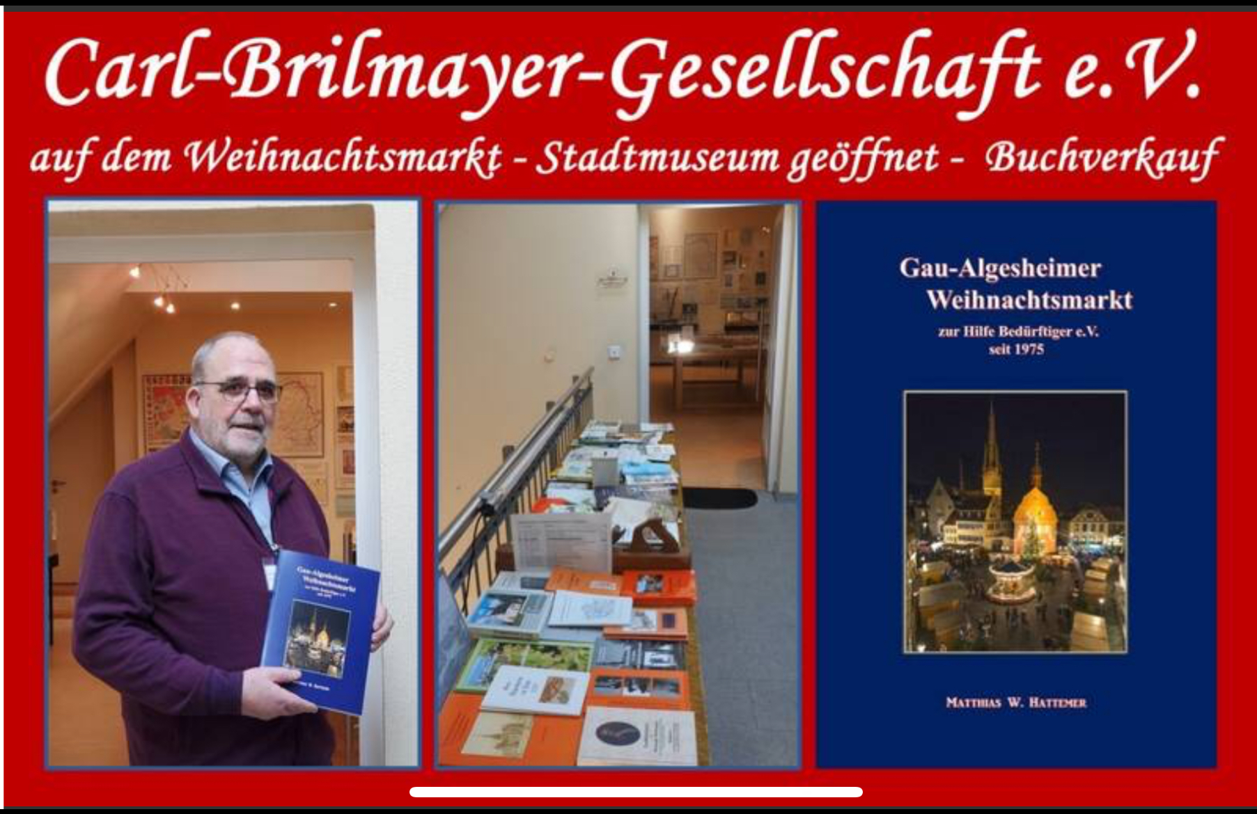 Sonderausstellung der Carl-Brilmayer Gesellschaft