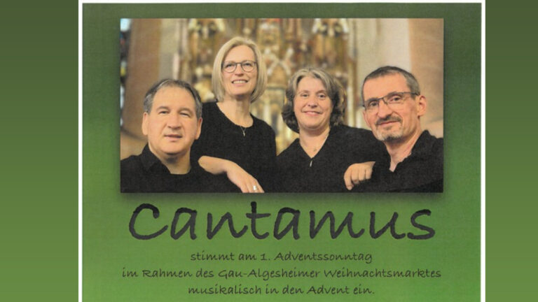 Cantamus stimmt uns musikalisch auf den Advent ein